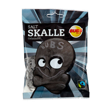 Bubs Salted Licorice Skulls