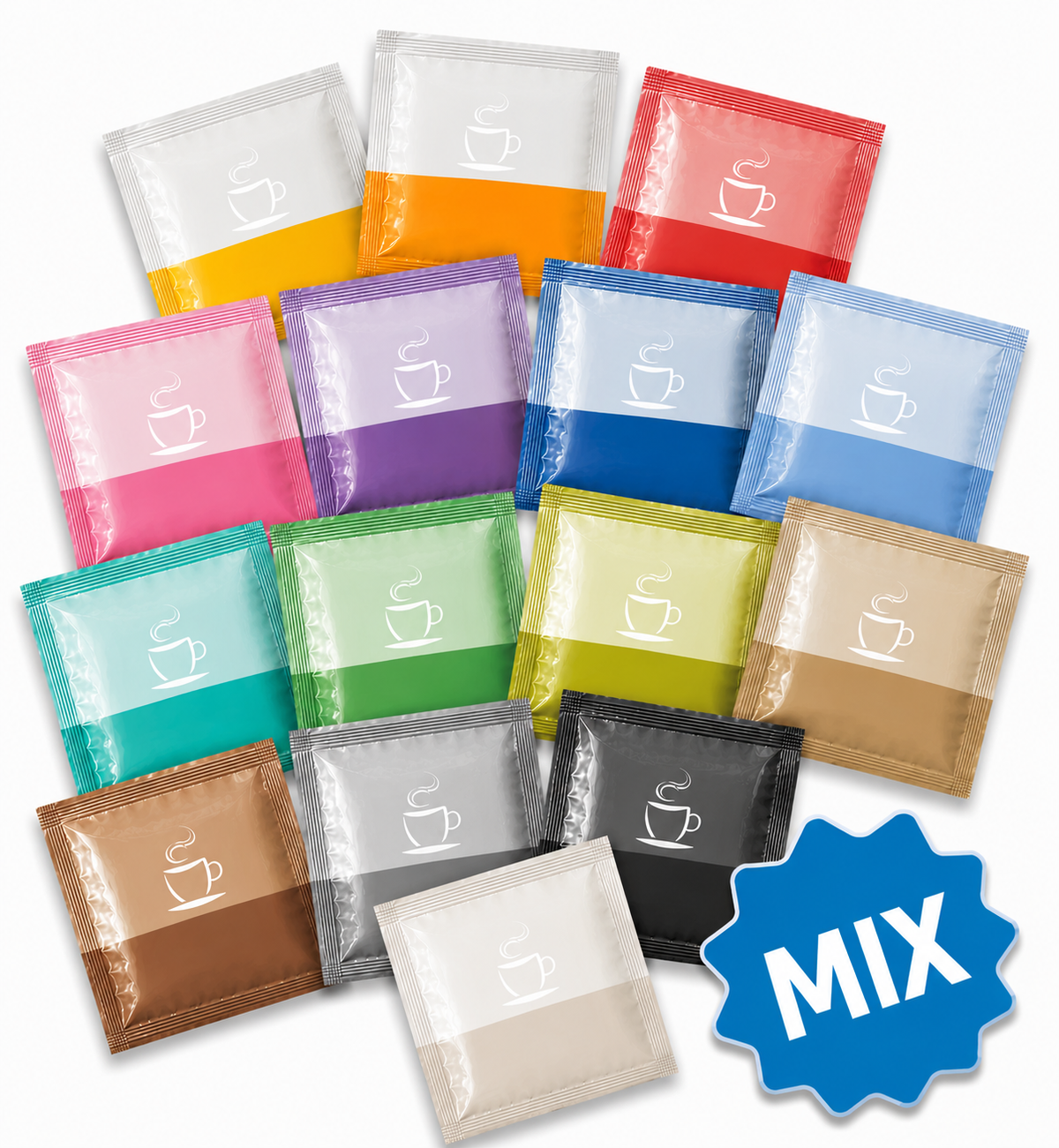Mixed ESE Espresso Pods Sampler - 15 Varieties