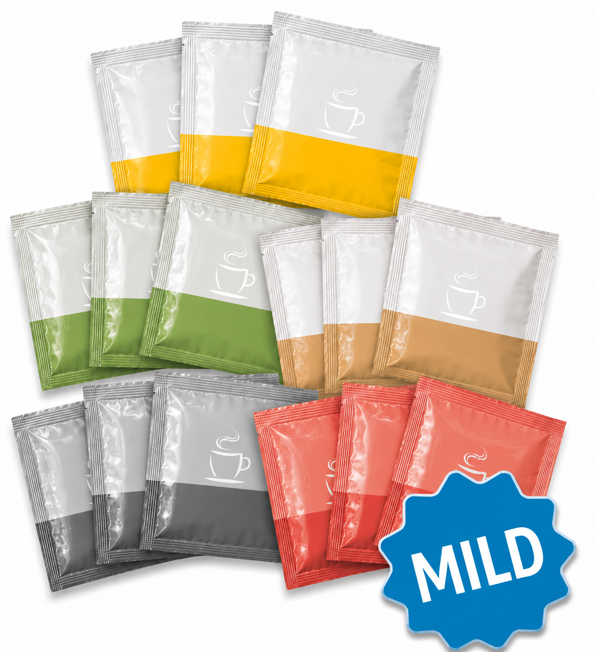 Mild ESE Espresso Pods Sampler - 15 Italian Coffee Pods