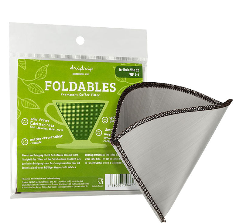 Dripdrip Reusable Stainless Steel Filter for Hario V60