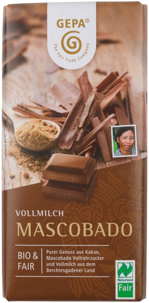 GEPA milk BIO chocolate Mascobado