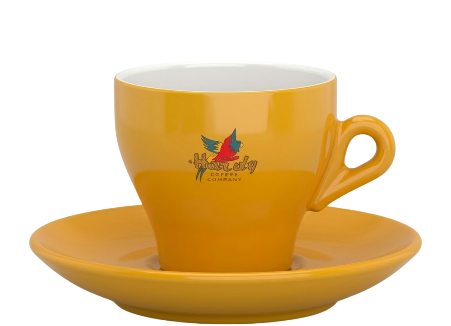 Cappuccino cup yellow - HARDY 