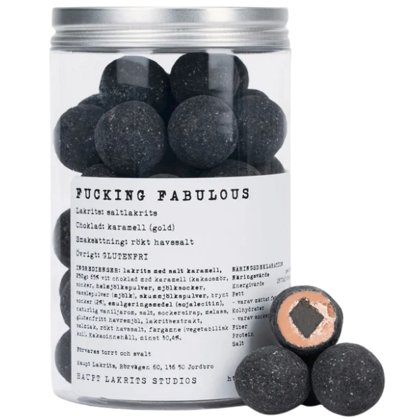 Licorice balls "Fucking fabulous" - Haupt Lakrits