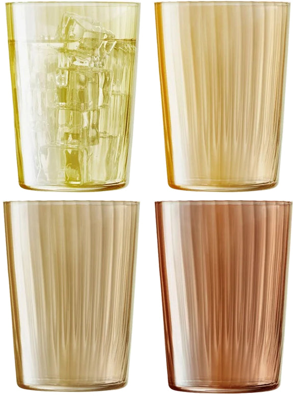 Set of 4 Amber glasses - LSA 