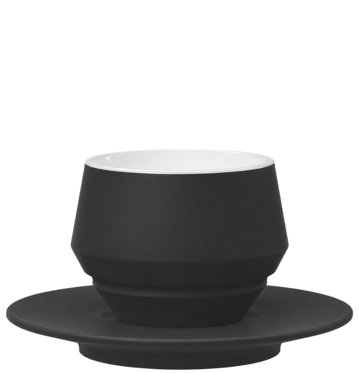 Latte cup black "Maniko" - Club House