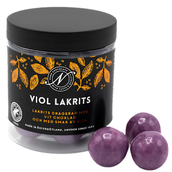 Violet licorice scoops - Narr Chocolate