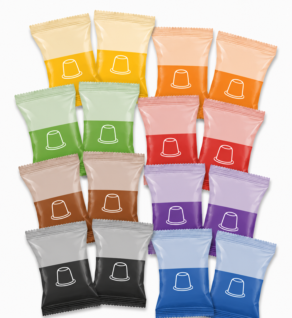 Coffee Sampler Nespresso®* compatible capsules 16pods