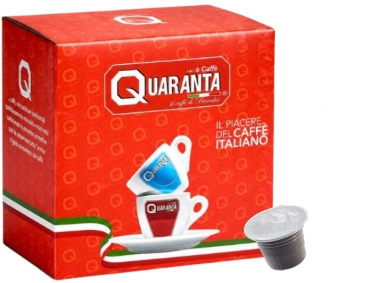Quaranta Espresso Nespresso®*-compatible capsules