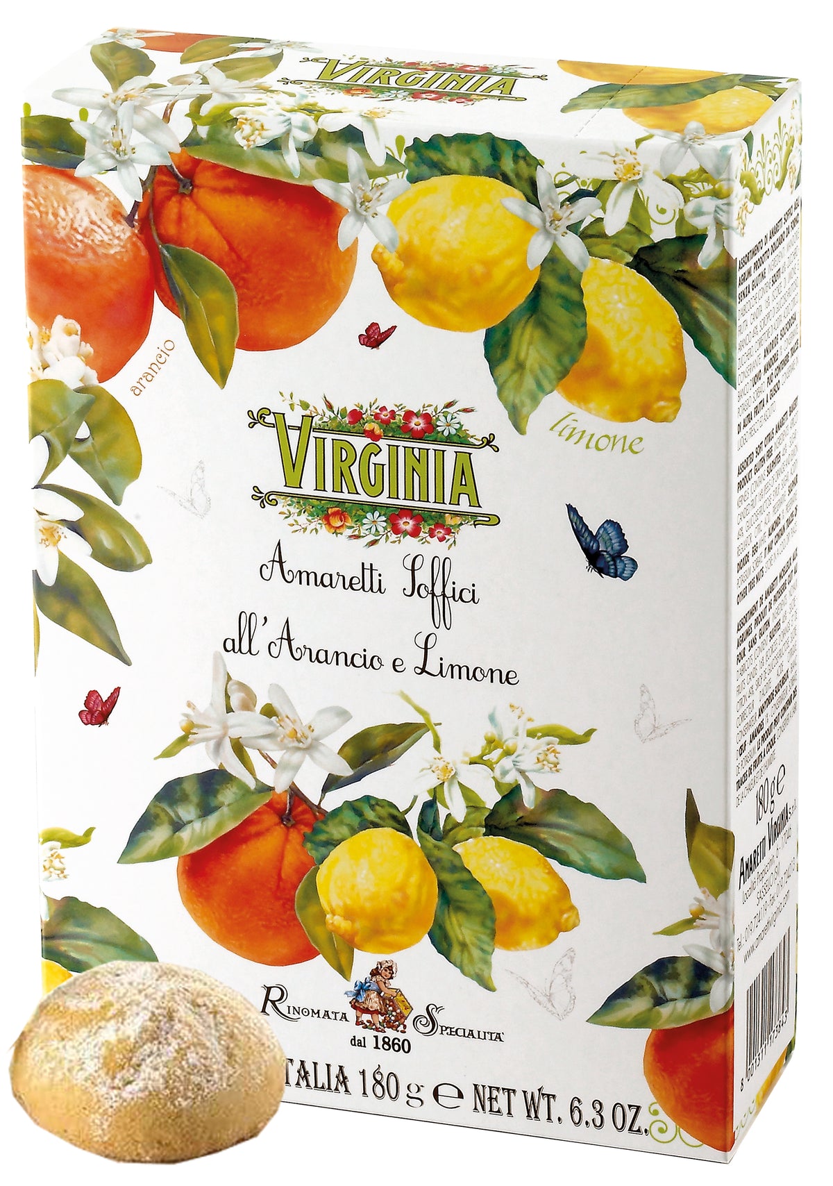 Amaretti (soft) with orange and lemon - Amaretti Virginia