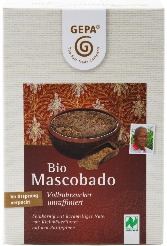 GEPA Organic Mascobado Whole Cane Sugar 