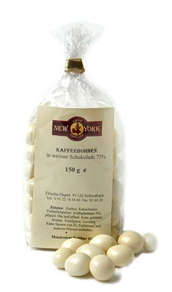 Coffee beans in white chocolate - Caffe New York 