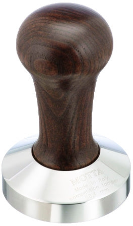Tamper inox and wood handle 58,4 mm - Motta